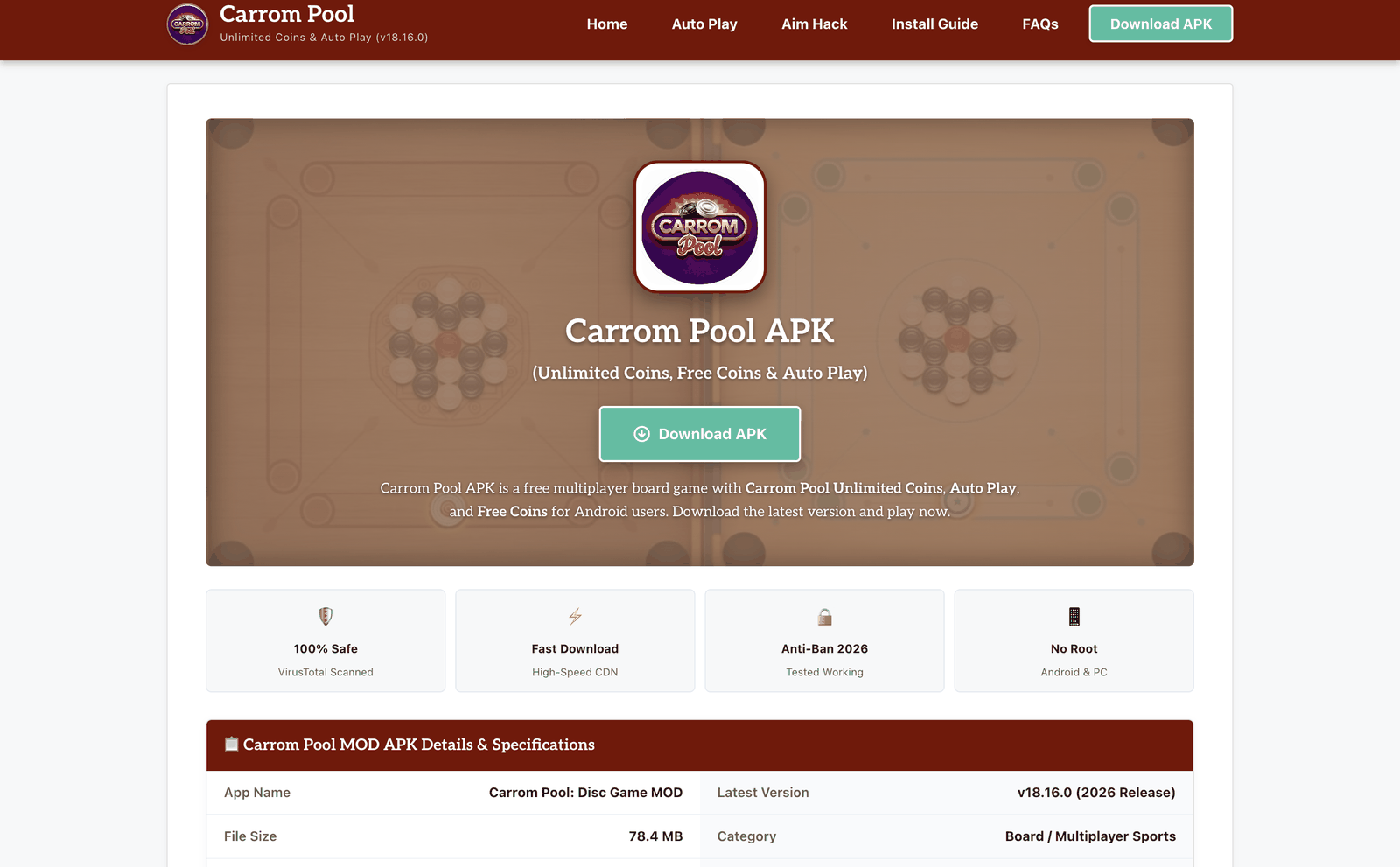 Carrom APK Store